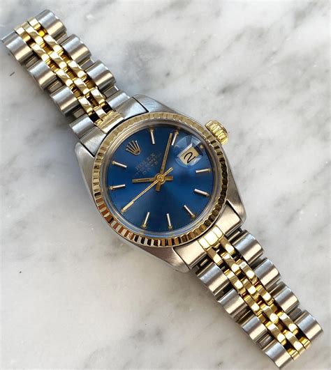 rolex uhr blau damen|Rolex wanduhr original.